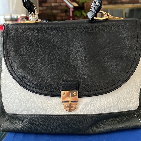 Badgley Mischka color block satchel - Picture 2 of 8